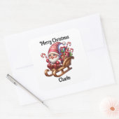 Cute kabouter Kerst sticker (Envelop)