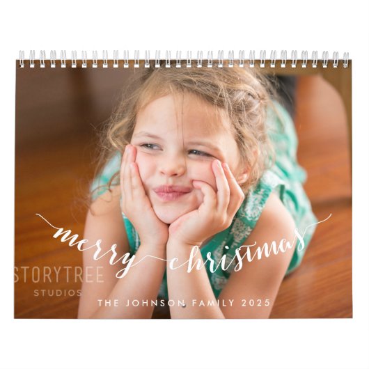 Cute kalender voor vrolijk kerstfeest 2025 (Hoes)
