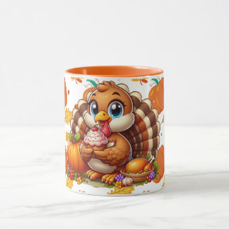 Cute kalkoen mok 10
