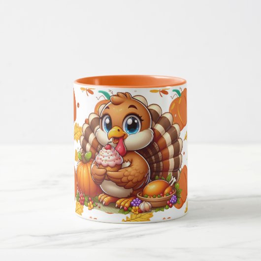 Cute kalkoen mok 10 (Midden)