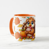 Cute kalkoen mok 10 (Voorkant links)