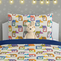 Cute Kameleon Patroon op Crème