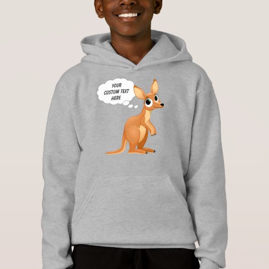 Cute Kangaroo aangepaste shirten en jassen (Voorkant)
