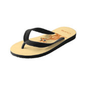 Cute Kangaroo aangepaste teenslippers (Schuin)