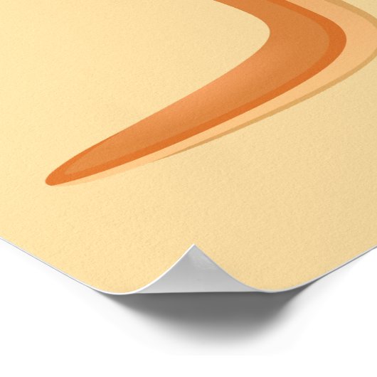 Cute Kangaroo aangepaste tekst poster (Hoek)