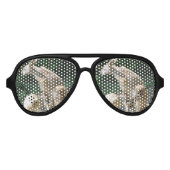 Cute Kangaroo Aviator Zonnebril (Voorkant)