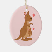 Cute Kangaroo Baby Joey Kinder decor Keramisch Ornament (Rechts)