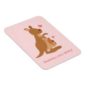 Cute Kangaroo Baby Joey voor kinderen Magneet (Rechterzijde)