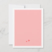 Cute Kangaroo Baby shower Party Invitations Kaart (Achterkant)