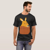 Cute Kangaroo Bag I Kangaroos Animal Friend Marsup T-shirt (Voorkant volledig)