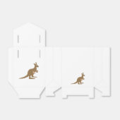 Cute Kangaroo en Joey Bedankdoosjes (Uitgevouwen)