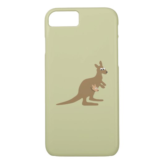 Cute Kangaroo en Joey Case-Mate iPhone Case (Achterkant)