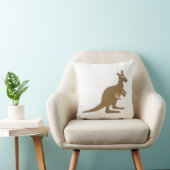 Cute Kangaroo en Joey Kussen (Stoel)