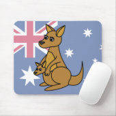 Cute Kangaroo en Joey Muismat (Met muis)