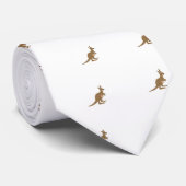 Cute Kangaroo en Joey Stropdas (Opgerold)