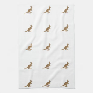 Cute Kangaroo en Joey Theedoek