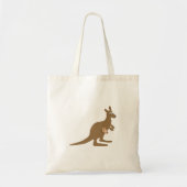 Cute Kangaroo en Joey Tote Bag (Voorkant)