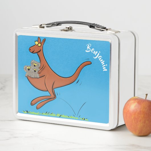 Cute kangaroo en koalas cartoon (In situ)