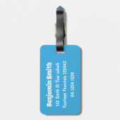 Cute kangaroo en koalas cartoon bagagelabel (Achterkant verticaal)