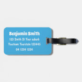 Cute kangaroo en koalas cartoon bagagelabel (Achterkant horizontaal)