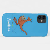 Cute kangaroo en koalas cartoon Case-Mate iPhone case (Achterkant (horizontaal))