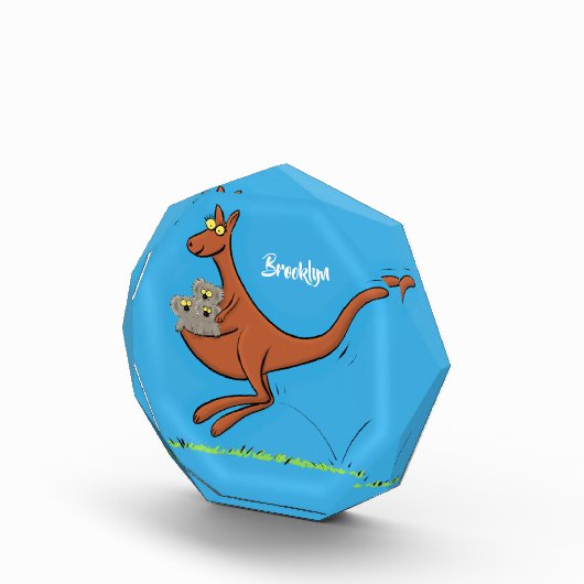 Cute kangaroo en koalas cartoon fotoblokken (Rechts)