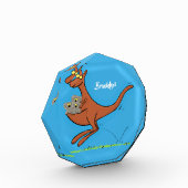 Cute kangaroo en koalas cartoon fotoblokken (Links)
