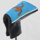 Cute kangaroo en koalas cartoon golfheadcover (3/4 voorkant)