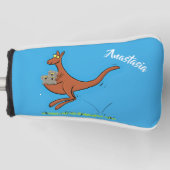 Cute kangaroo en koalas cartoon golfheadcover (Voorkant)