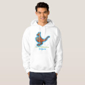 Cute kangaroo en koalas cartoon hoodie (Voorkant volledig)