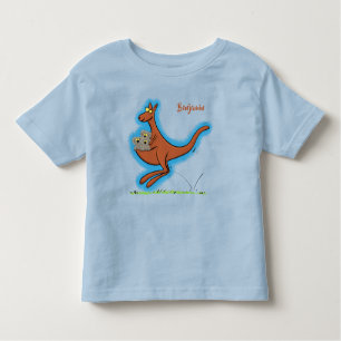 Cute kangaroo en koalas cartoon kinder shirts