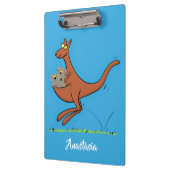 Cute kangaroo en koalas cartoon klembord (Links)