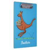 Cute kangaroo en koalas cartoon klembord (Rechts)
