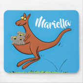 Cute kangaroo en koalas cartoon muismat (Voorkant)