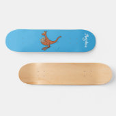 Cute kangaroo en koalas cartoon persoonlijk skateboard (Horizontaal)