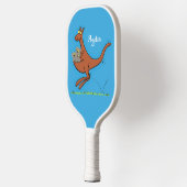 Cute kangaroo en koalas cartoon pickleball paddle (Links)