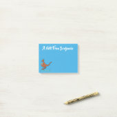 Cute kangaroo en koalas cartoon post-it® notes (Op bureau)