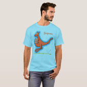 Cute kangaroo en koalas cartoon t-shirt (Voorkant volledig)