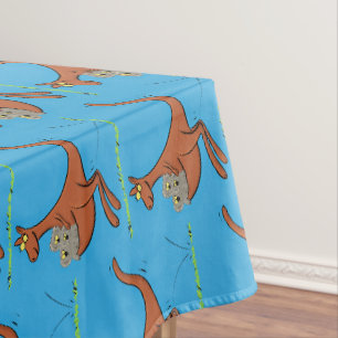Cute kangaroo en koalas cartoon tafelkleed