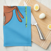 Cute kangaroo en koalas cartoon theedoek (Quarter Fold)