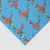 Cute kangaroo en koalas cartoon tissuepapier (Detail)