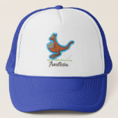 Cute kangaroo en koalas cartoon trucker pet (Voorkant)