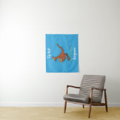 Cute kangaroo en koalas cartoon wandkleed (In situ)