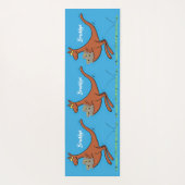 Cute kangaroo en koalas cartoon yogamat (Achterkant)