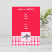 Cute Kangaroo Kaart (Staand voorkant)
