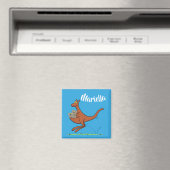 Cute Kangaroo met koalas cartoon magnet (Insitu (Vaatwasser))
