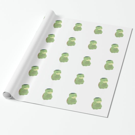 Cute Kappa Cadeaupapier (Uitgerold)