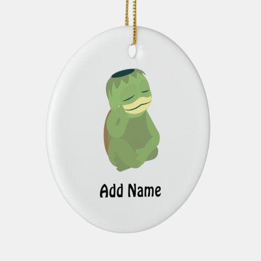 Cute Kappa Keramisch Ornament (Rechts)