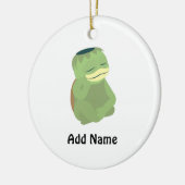 Cute Kappa Keramisch Ornament (Links)