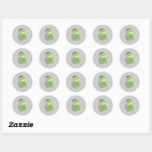 Cute Kappa Ronde Sticker (Vel)